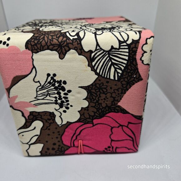 Vera Bradley 2011 Mocha Rouge Glass Ball Ornament Christmas W Box - Picture 3 of 7